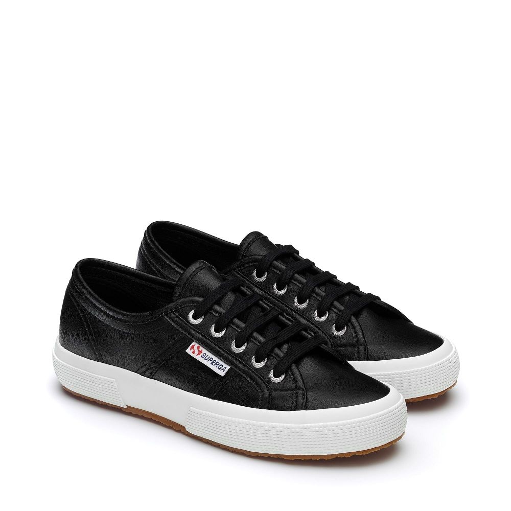 Superga 2750 Black Sneakers - Men's Sneakers USA | US6846329